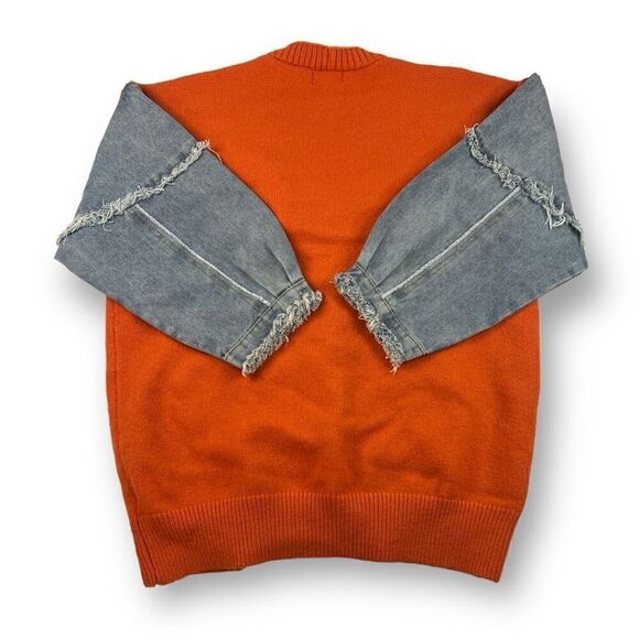 Adora Oversized Jean Sweater Cardigan Size Small - Picture 5 of 7
